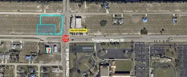 Land For Sale in 1601, Tropicana Parkway West, Cape Coral, Florida