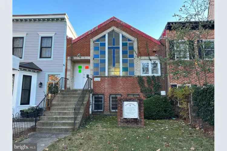 Redevelop Unique Property Church in Ideal Location Near Parks and Dining