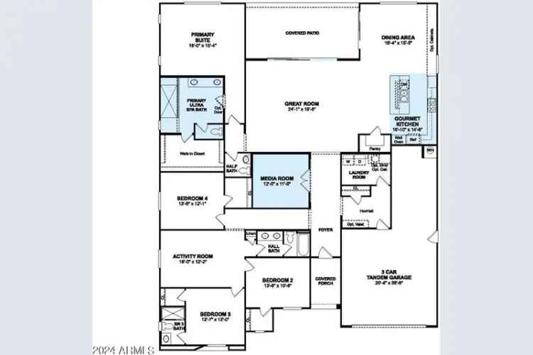 Buy luxury house in Maricopa with Sedona floorplan and ample features