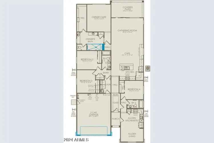 buy house Avelino AllGen floorplan with 4 bedrooms and upgraded features