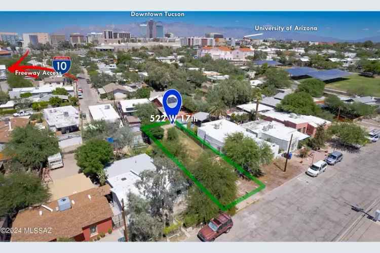 Build Your Dream Home on Prime Lot in Downtown Barrio Tucson