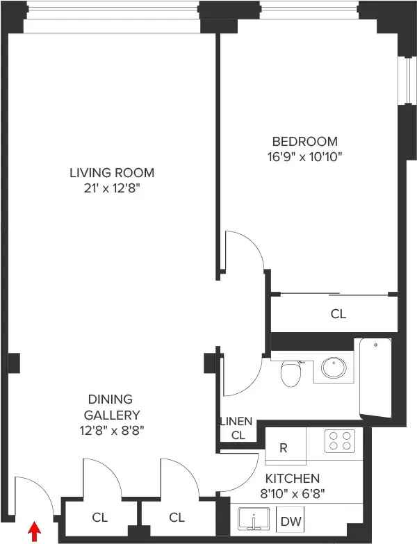 Rent Three Bedroom Apartment in Royal York Cond-op with Garden Views