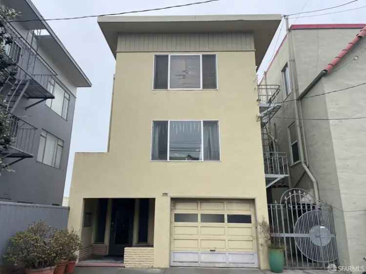 Investment Buy 4-plex Apartment Building Outer Sunset with Great Potential