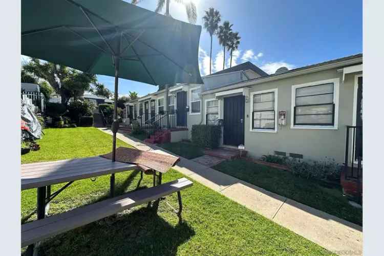 For Sale Bungalow Apartment Complex in North Park San Diego