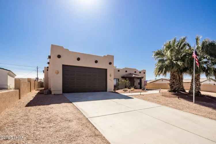 Buy Santa Fe Style Home in Lake Havasu City with Spacious Backyard