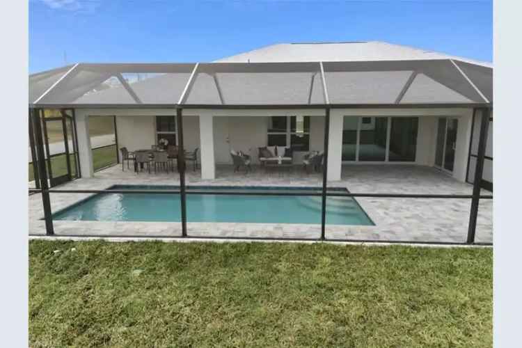 Buy Huge Pool Home in Cape Coral with Two Primary Suites and Canal Access