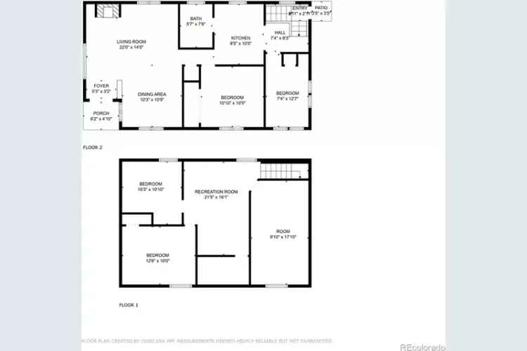 Ranch Style Home for Rent Near Tennison Street Shops and Rocky Mountain Lake Park