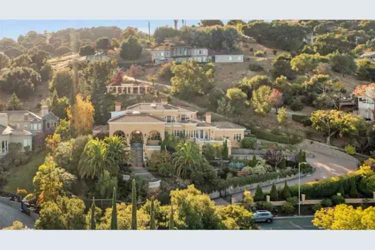 Rent Mediterranean estate in Cupertino with stunning views and luxury features