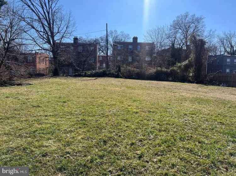 Land For Sale in 4251, Foote Street Northeast, Washington, District of Columbia