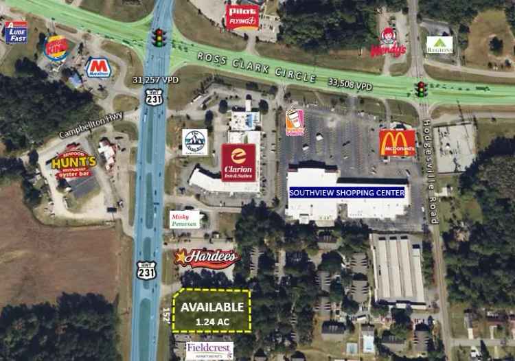 Commercial Development Opportunity on Hwy 231 S with 1.24 Acres