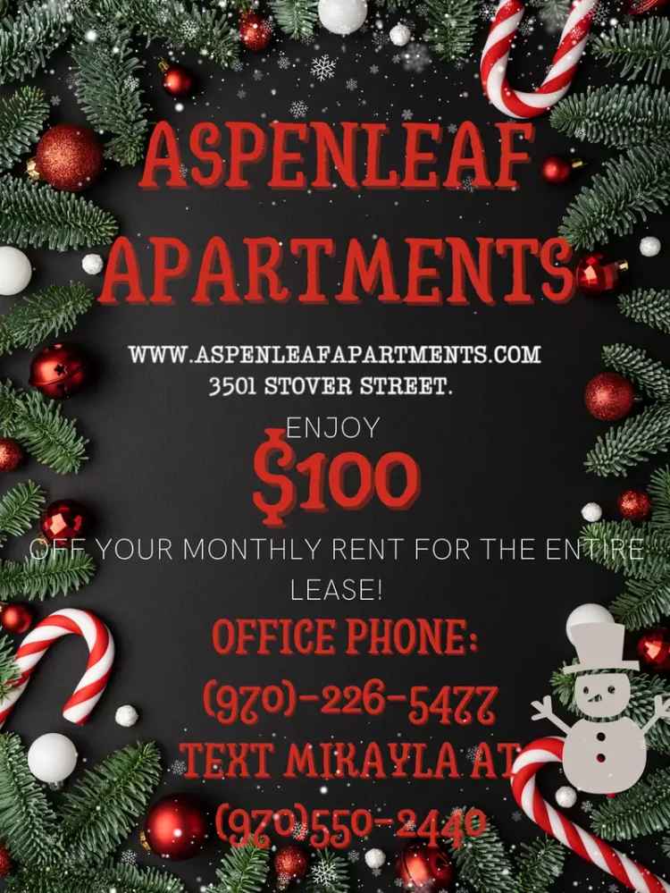 Rent Aspenleaf Apartments in Fort Collins with Great Amenities