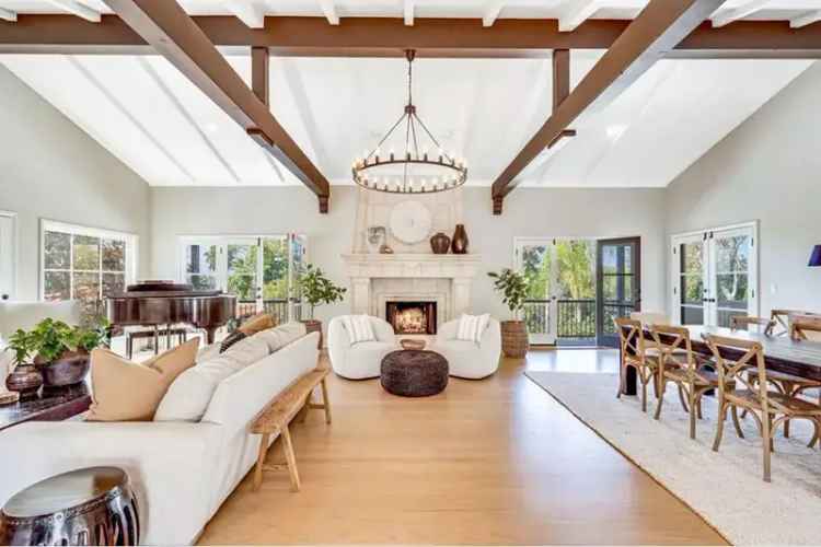 Rent Stunning Spanish Style Estate in Fairbanks Ranch with Pool and Charm