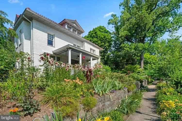 Buy house in Chevy Chase DC with a garden and spacious living area