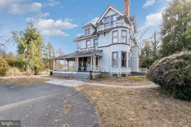 Buy Historic Queen Anne Victorian Home in Maryland with Unique Features