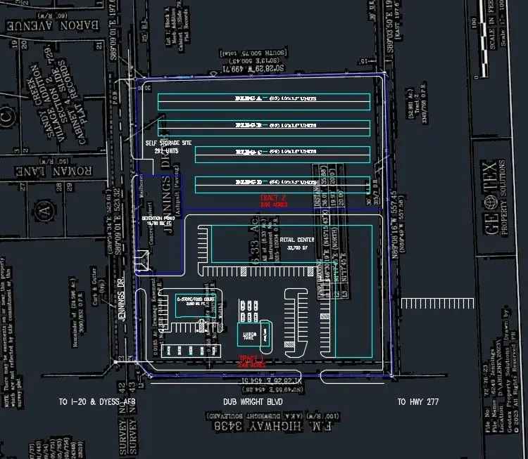 Commercial Build Site for Retail and Self Storage Development