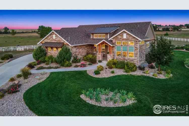 Buy Custom Ranch Home in Fort Collins with Garden Spaces and Mountain Views