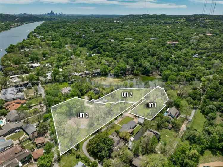 Buy Land on Lake Austin with Building Plans and Waterfront Access