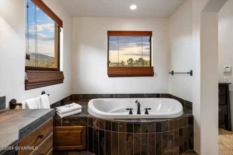 Buy Pueblo Style Home in Sedona with Scenic Views and Private Garden