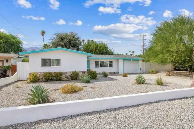 Buy Single Family Home in Palm Springs with Pool and Golf Course Views