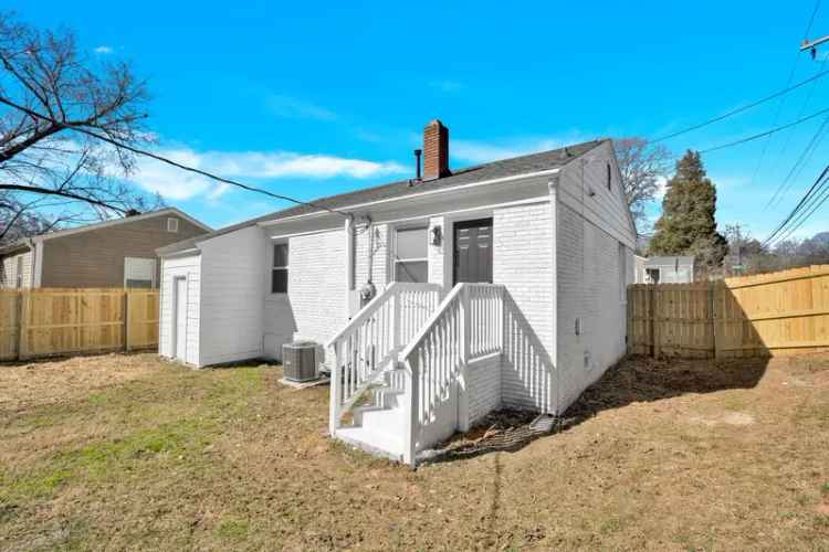 Rent Charming Fully Renovated 2BR Home Near NoDa with Fenced Yard and Private Parking