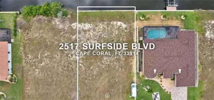 Land For Sale in 2517, Surfside Boulevard, Cape Coral, Florida