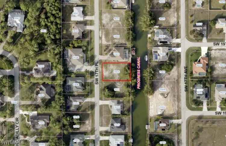 Land For Sale in 1905, Southwest 17th Place, Cape Coral, Florida