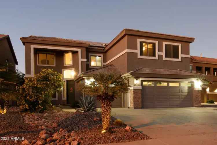 Buy Stunning Home with Solar and Resort-Style Backyard in Copper Sky