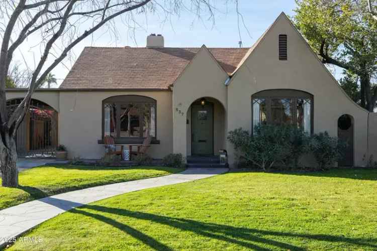 Buy Tudor Revival House in Midtown with Guest House and Patio Spaces