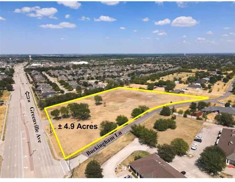 Development Opportunity Buy Residential Land Near HEB Greenville