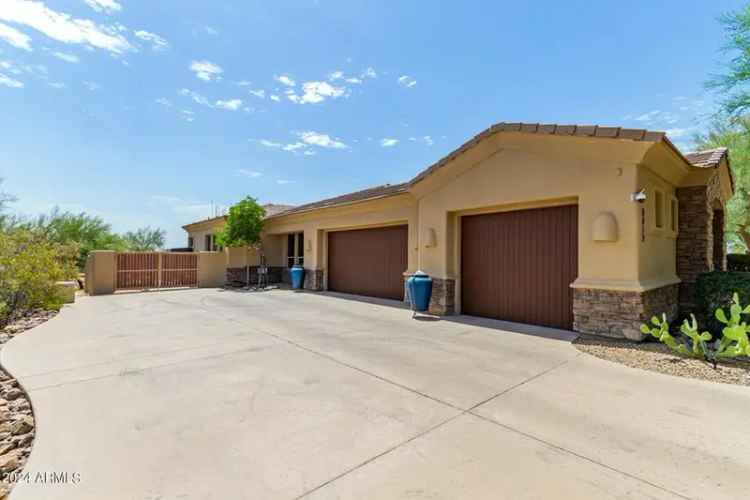 Custom Built Home for Sale in Sonoran Ridge Estates with Mountain Views