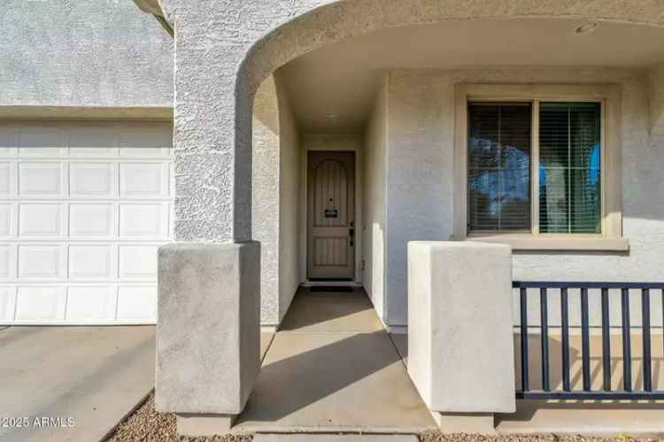 Buy single level home in Queen Creek with 4 bedrooms and backyard upgrades