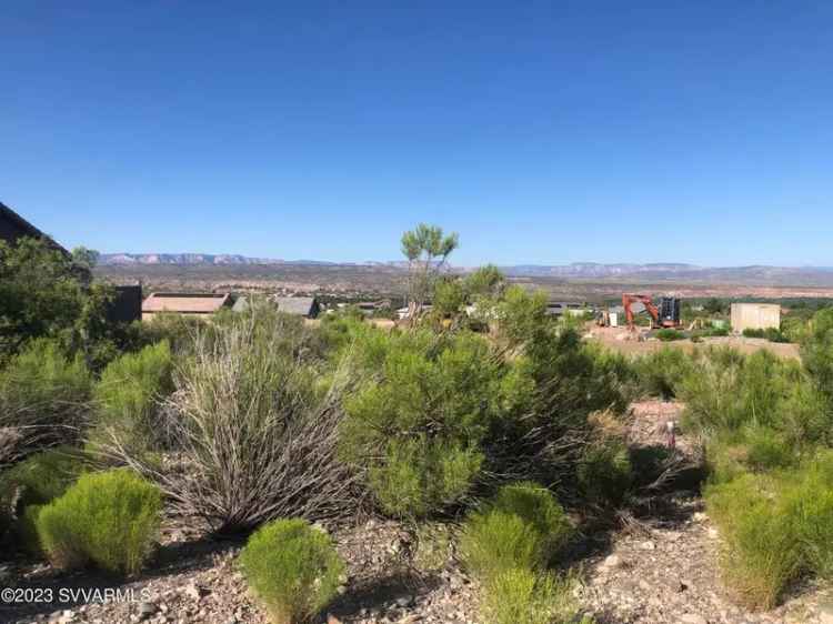 Vacant lot for sale with panoramic views in Crossroads at Mingus