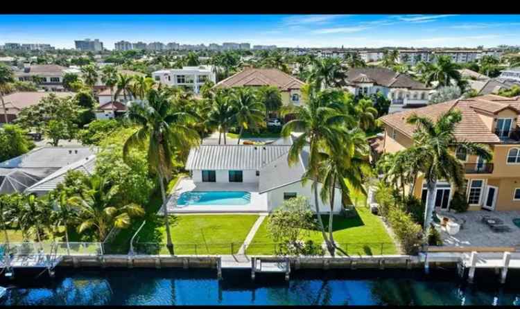 Rent Fully Furnished Home in Delray Beach with Boat Dock and Modern Amenities