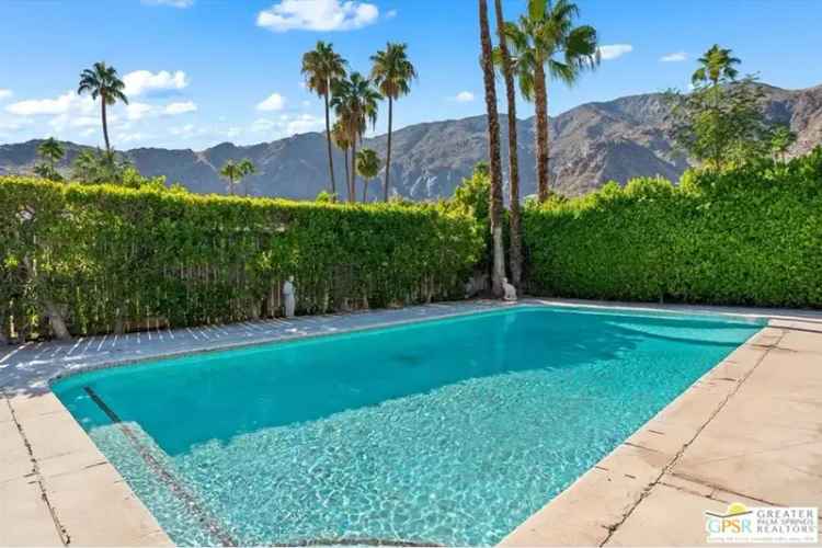 Buy House in Palm Springs with Mountain Views and Luxury Features