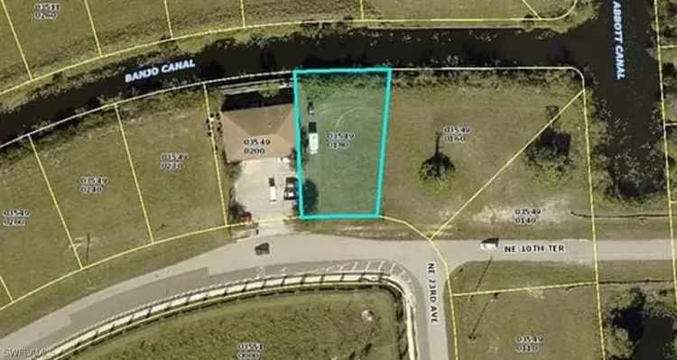 Land For Sale in 2219, Northeast 10th Terrace, Cape Coral, Florida