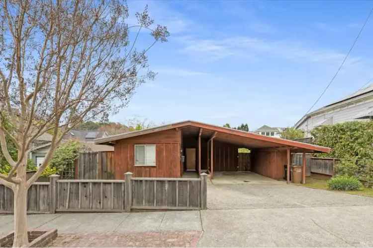 Buy 1960s residence in San Rafael with 2 bedrooms and office space