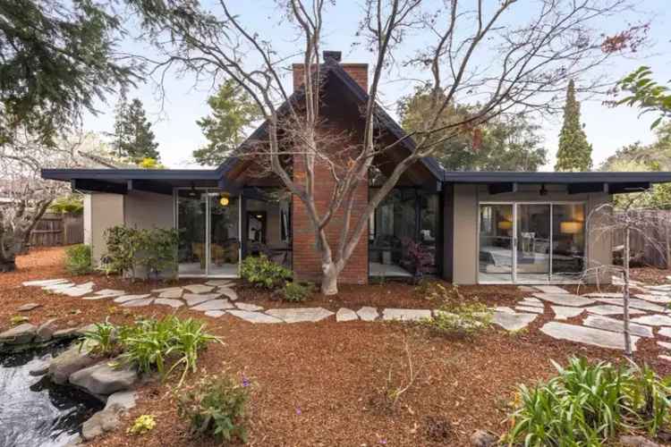 Buy House Mid Century Modern Design Barron Park Features 5 Bedrooms