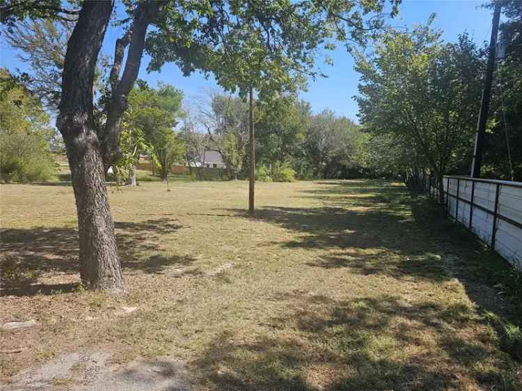 Build Ready lot for sale in Azle Texas near Cross Timbers Golf Course