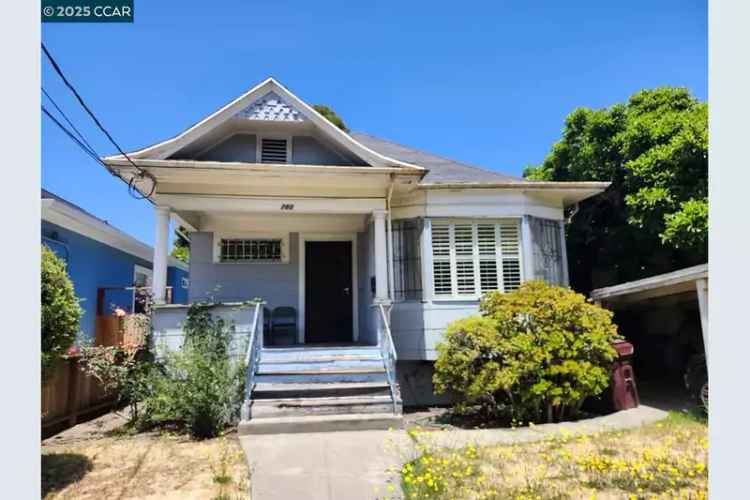 Buy Single Family Home in North Oakland with Historic Charm and Potential