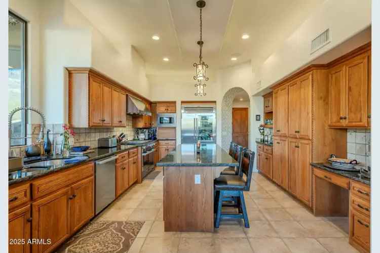 Custom buy pueblo home with private pool in Los Reales