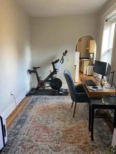 Apartment for Rent in Beacon Hill with Modern Kitchen and Hardwood Floors