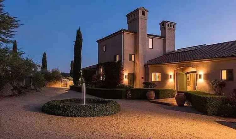 Rent Italian Villa with Vineyard Views in Napa Valley