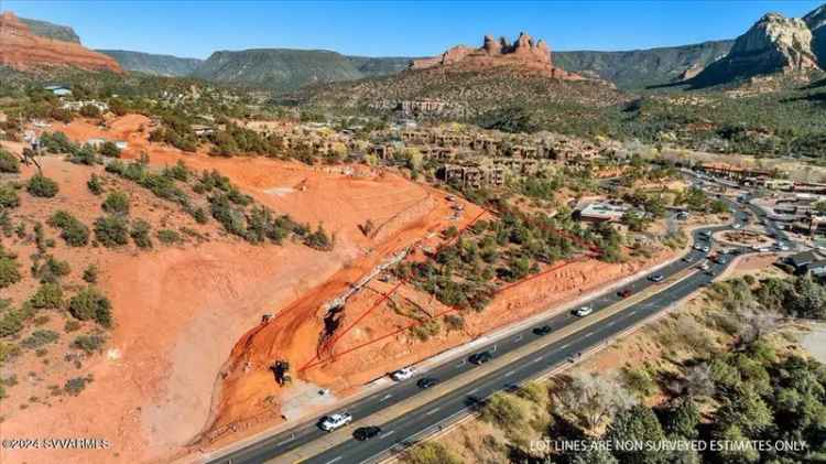 Commercial property for sale in Uptown Sedona with highway frontage