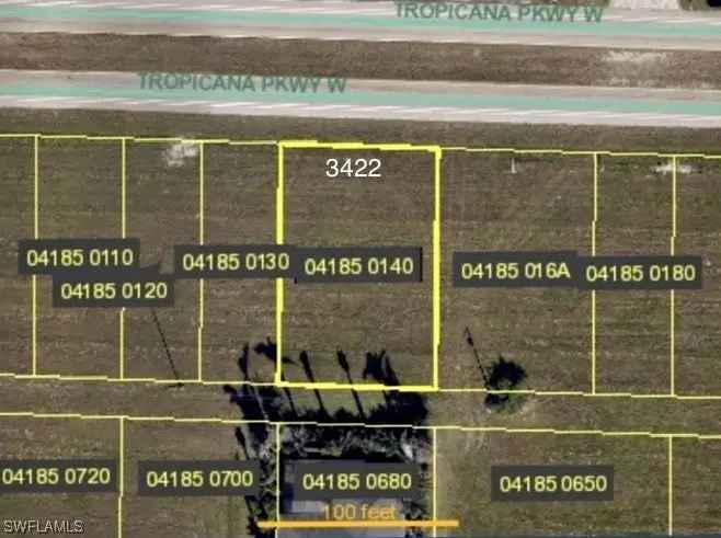 Land For Sale in 3422, Tropicana Parkway West, Cape Coral, Florida