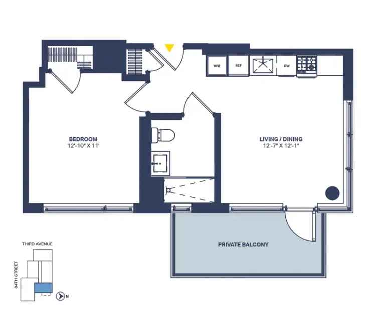 Rent Apartment Unit in Midtown with Modern Luxury Features