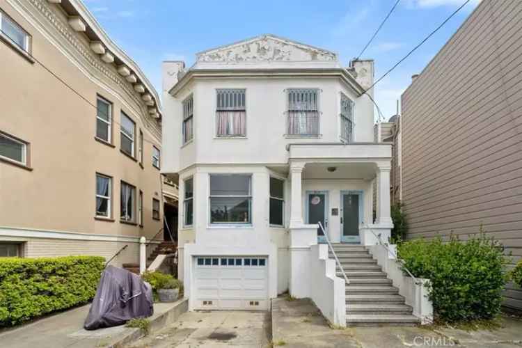 Buy Free Standing Building with Two Flats in Inner Richmond District