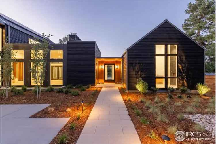 Buy modern house in North Boulder with guest house and mountain views