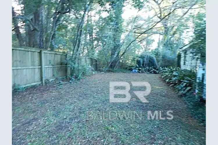 Renovate or Build New Cottage on Triangle Corner Lot Near Mobile Bay