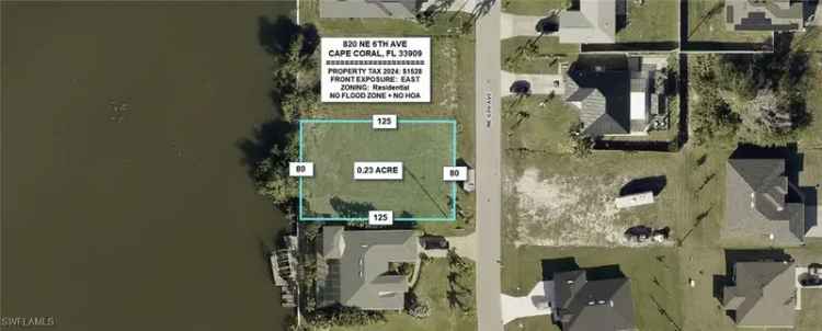 Land For Sale in 820, Northeast 6th Avenue, Cape Coral, Florida