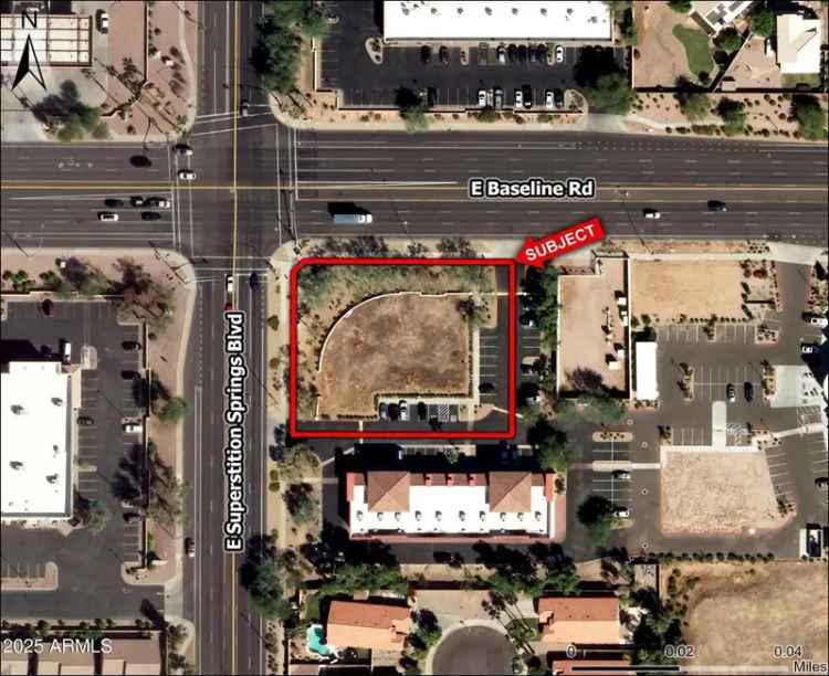 Land For Sale in 7101, East Baseline Road, Mesa, Arizona